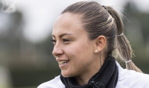 Michelle Lugo, jugadora de Millonarios FC Femenino| FOTO: @MillosFCoficial