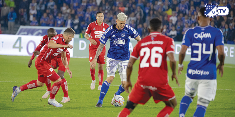 Juan Pablo Vargas, jugador de Millonarios FC| FOTO: Millos TV.