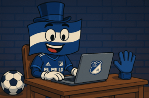 El Millo, reportero virtual de Millonarios FC| Foto: Millos TV.