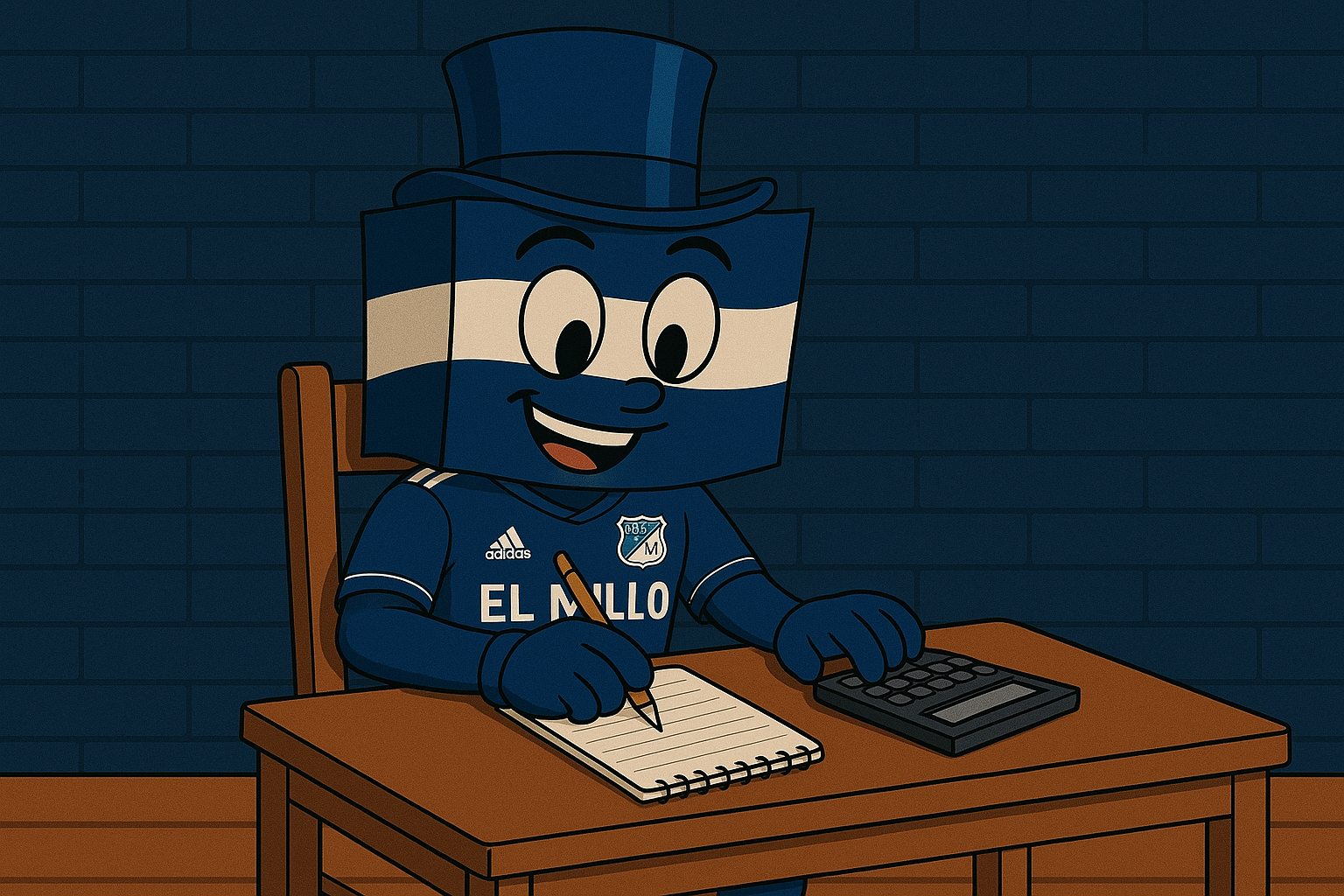 El Millo, reportero virtual de Millonarios FC| Foto: Millos TV.
