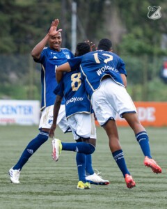 Samuel Quiñones y Sebastián Mosquera, jugadores Sub-20 Millonarios FC| FOTO: @MillosFCoficial