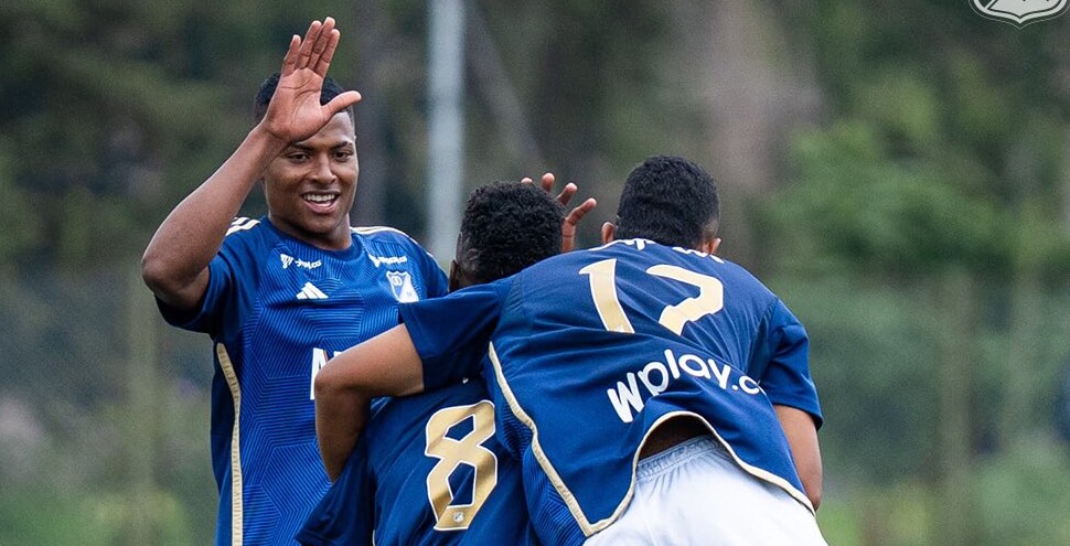 Samuel Quiñones y Sebastián Mosquera, Jugadores Sub-20 Millonarios FC| FOTO: @MillosFCoficial