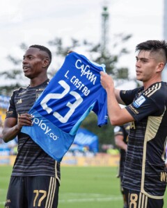 Kevin Palacios y Daniel Ruíz, jugadores de Millonarios FC| FOTO: @MillosFCoficial