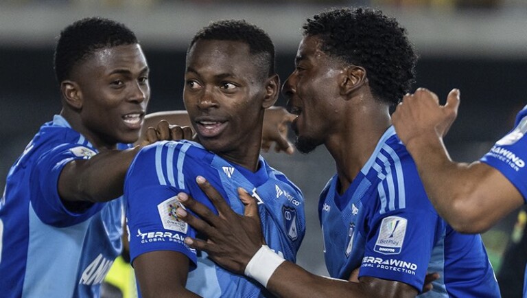 Kevin Palacios, jugador de Millonarios FC| FOTO: @MillosFCoficial