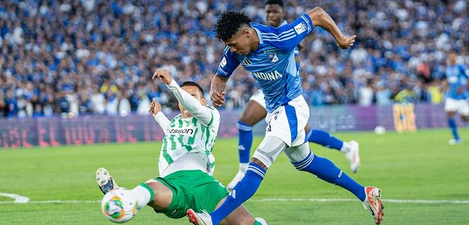 Luis Marimón, jugador de Millonarios FC| FOTO: @MillosFCoficial.