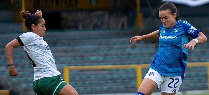 María José Torres, jugadora de Millonarios FC| FOTO: @MillosFCoficial