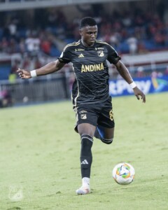 Néyser Villarreal, jugador de Millonarios FC| FOTO: @MillosFCoficial.