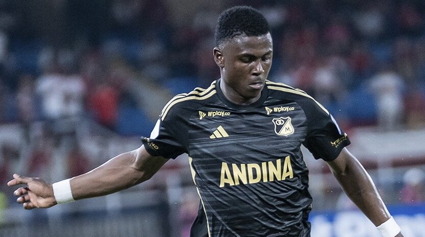 Néyser Villarreal, jugador de Millonarios FC| FOTO: @MillosFCoficial.