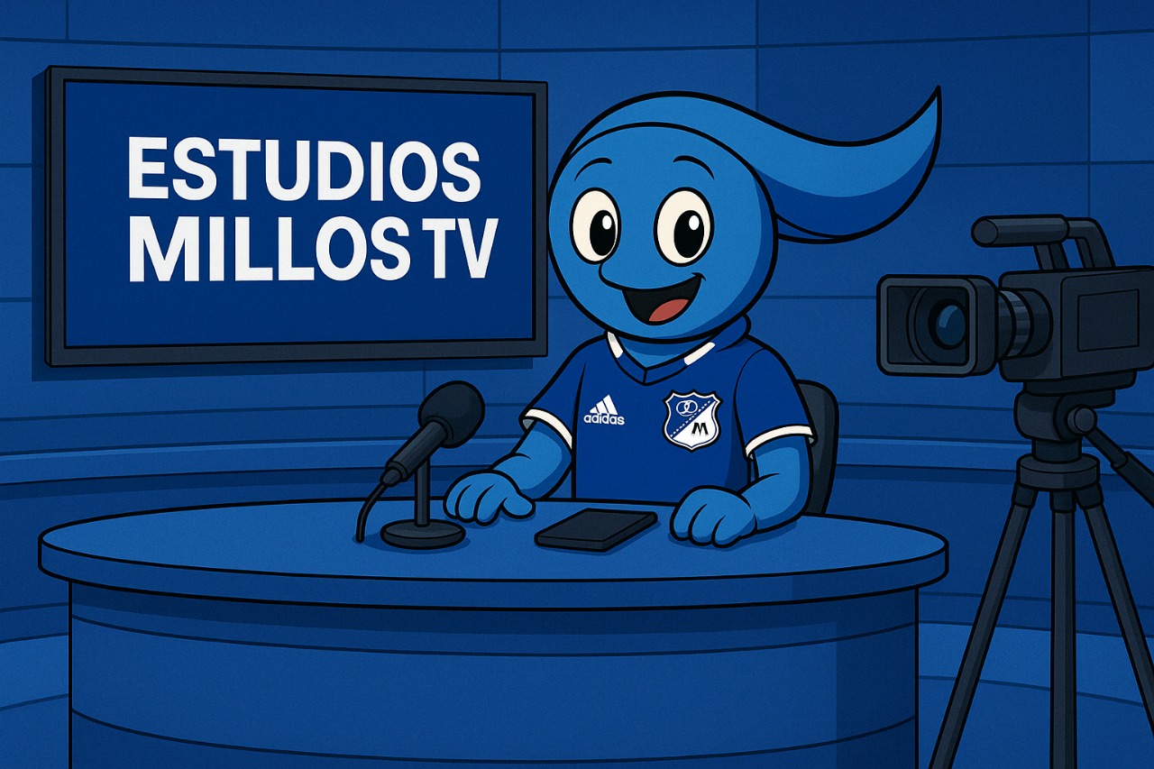 SofIAzul, reportera virtual de Millonarios FC| Foto: Millos TV.