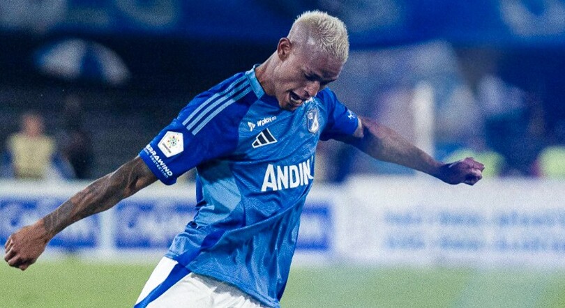 Delvin Alfonzo, jugador de Millonarios FC| FOTO: @MillosFCoficial.