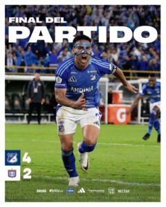 Radamel Falcao, jugador de Millonarios FC| FOTO: @MillosFCoficial