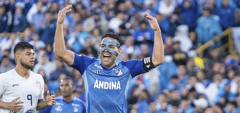 Radamel Falcao, jugador de Millonarios FC| FOTO: @MillosFCoficial
