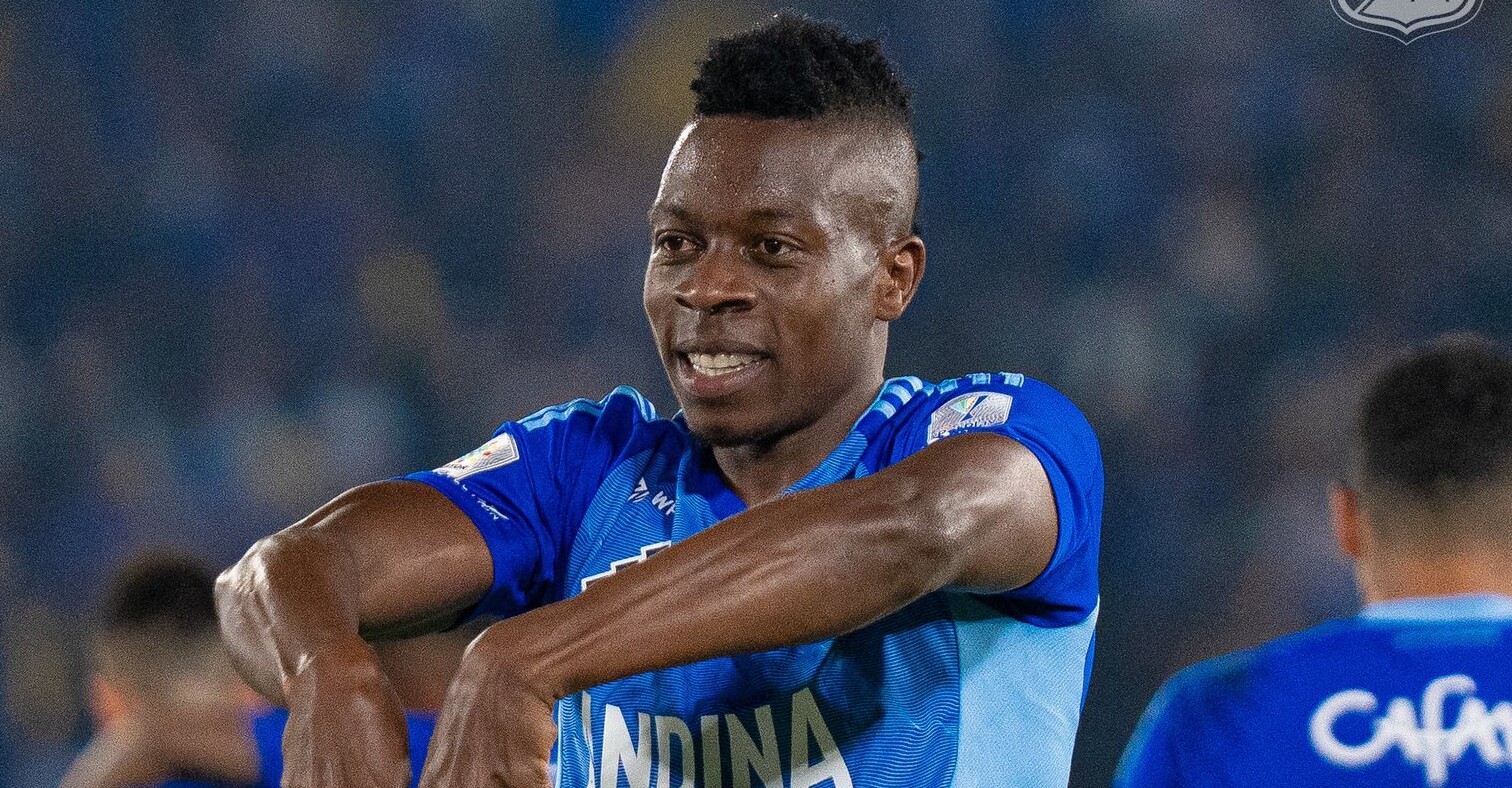 Helibelton Palacios, jugador de Millonarios FC| FOTO: @MillosFCoficial.
