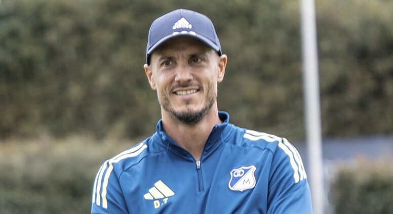 David González, entrenador de Millonarios FC | FOTO: de @MillosFCoficial