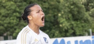 Juana Ortegón, jugadora de Millonarios FC. | FOTO: @MillosFCoficial.