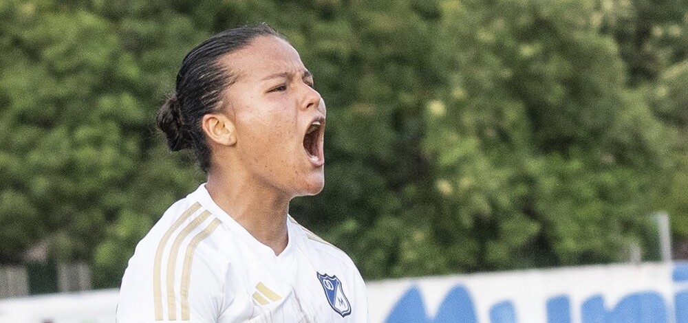 Juana Ortegón, jugadora de Millonarios FC. | FOTO: @MillosFCoficial.